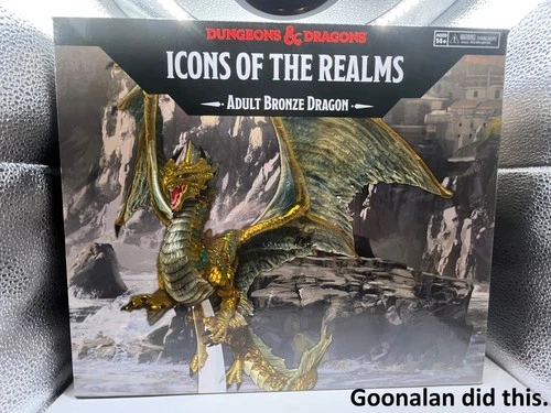 D&D Pathfinder Mini IotR Premium Adult Bronze Dragon Gargantuan UNIQUE MIB CPICS