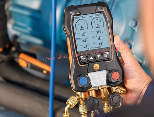 NUEVO Kit Colector Digital Inteligente Testo 557s con Temperatura Inalámbrica y Aspirador - Imagen 9 de 10