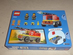 NEW IN BOX LEGO CITY 60463 FIRE LADDER TRUCK 82 PCS AGES 4+ NIB BUILDING SET