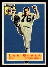 1956 Topps #9 Lou Groza VG-EX Browns  ID:443439