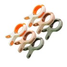  6 Pcs Klammern Wäscheklammern Kleiderklammern Farbige Aus Kunststoff