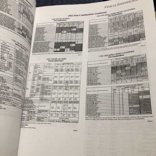 Chevrolet by the Numbers 1960-64: The Essential Chevrolet Parts Reference Book - Picture 8 of 15