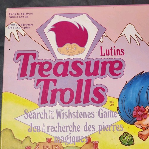 1992 ACE NOVELTY Treasure Trolls Search for the Wishstones Game #4450 COMPLETE  - Imagen 16 de 18