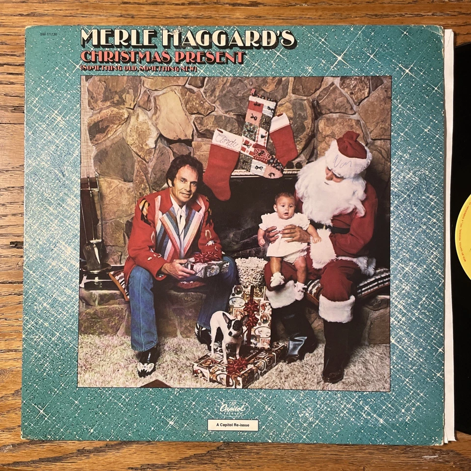 Merle Haggard / Merle Haggard’s Christmas Present LP Capitol Holiday VG!!!! - Image 2 of 4