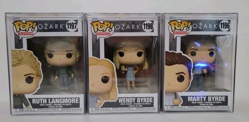 Funko POP! Television - Ozark Set - Marty, Ruth + Wendy w/ Protective Hard Cases