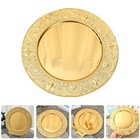  Large Round Tray Metal Plate Cake Dessert Trays Fruit Decoration