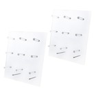 2pcs Clear Donut Stands Acryl Donut Display Ständer wiederverwendbarer Donut