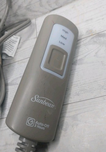 Cable de alimentación controlador manta térmica apagado automático Sunbeam Electric T85B D - Imagen 2 de 5