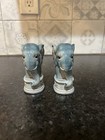 Vintage Ceramic Elephant Head Salt & Pepper Shakers Made in Japan Kitschy Decor