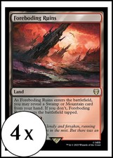 MTG - 4 x Foreboding Ruins - Playset 4x x4 - Lord of the Rings Commander - LOTR