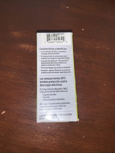Legrand radiant 15 Amp 125-Volt Tamper Resistant Self-Test GFCI Duplex Outlet - Picture 2 of 5