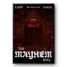 Lady Gaga – The Mayhem Ball Tour 2025–2026 at Opera Haus, Unframed Poster