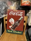 Coca Cola Coke Sprite Boy Advertising Vtg Retro Metal Tin Sign still in plastic