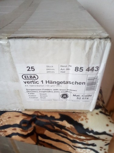 1 Karton 25x ELBA Hängemappe /-hefter + Frösche vertic1 85443 Art-Nr 100081040 - Bild 2 von 2