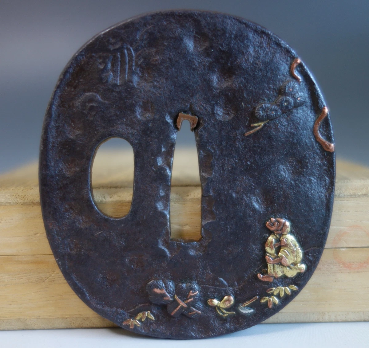 Iron 主1850-1899 年日本刀镡| eBay