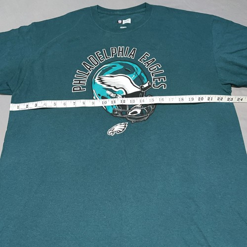 NFL Team Apparel Philadelphia Eagles Short Sleeve Shirt Men’s XL Green Logo-4759 - Picture 8 of 14