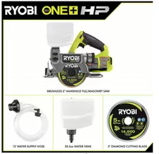 RYOBI ONE+ HP 18V Cordless Handheld Wet/Dry Masonry Tile Saw - PBLHTS01B