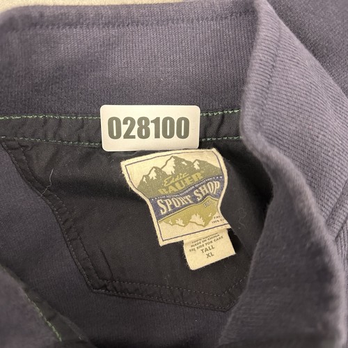 Eddie Bauer Pullover Herren Extra Large Tall Navy Sport Shop Pulli Knopfkragen - Bild 6 von 8