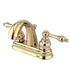 Kingston Brass KB5612AL Restoration 4-Inch Centerset Lavatory Faucet, Polished