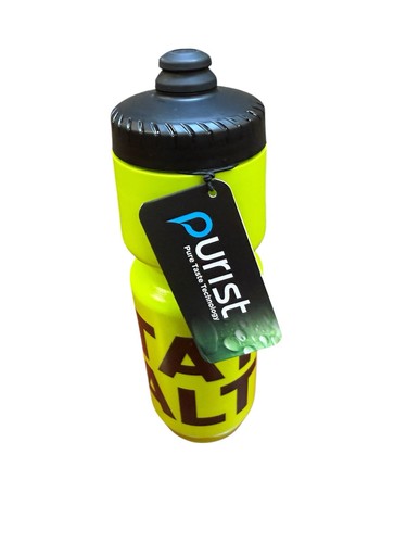 LMNT Stay Salty Neon Squeeze Trinkflasche Purist Travel Bike 26oz NEU Neu mit Etikett - Bild 2 von 8