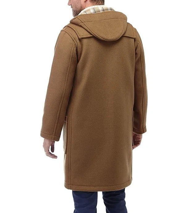 Original Montgomery Mens Wooden Toggles Duffle Coat Jacket Size 40 Camel - Image 4 of 4