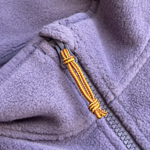L.L. Bean Mountain Classic Fleecejacke Damen Large gedeckt lila durchgehender Reißverschluss warm - Bild 6 von 15