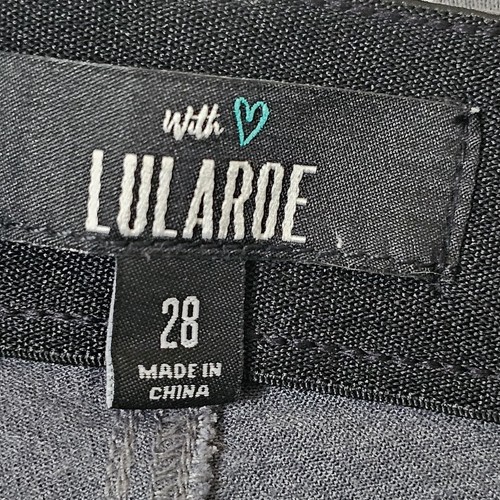 New Lularoe Skinny Fit Denim Jeans Gray Women’s Size 6 High Rise - Picture 8 of 13