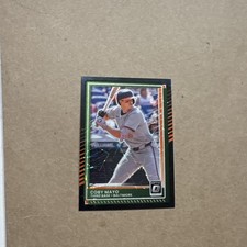 2025 Donruss Optic Baseball Coby Mayo Rated Prospect Black Velocity Parallel /39