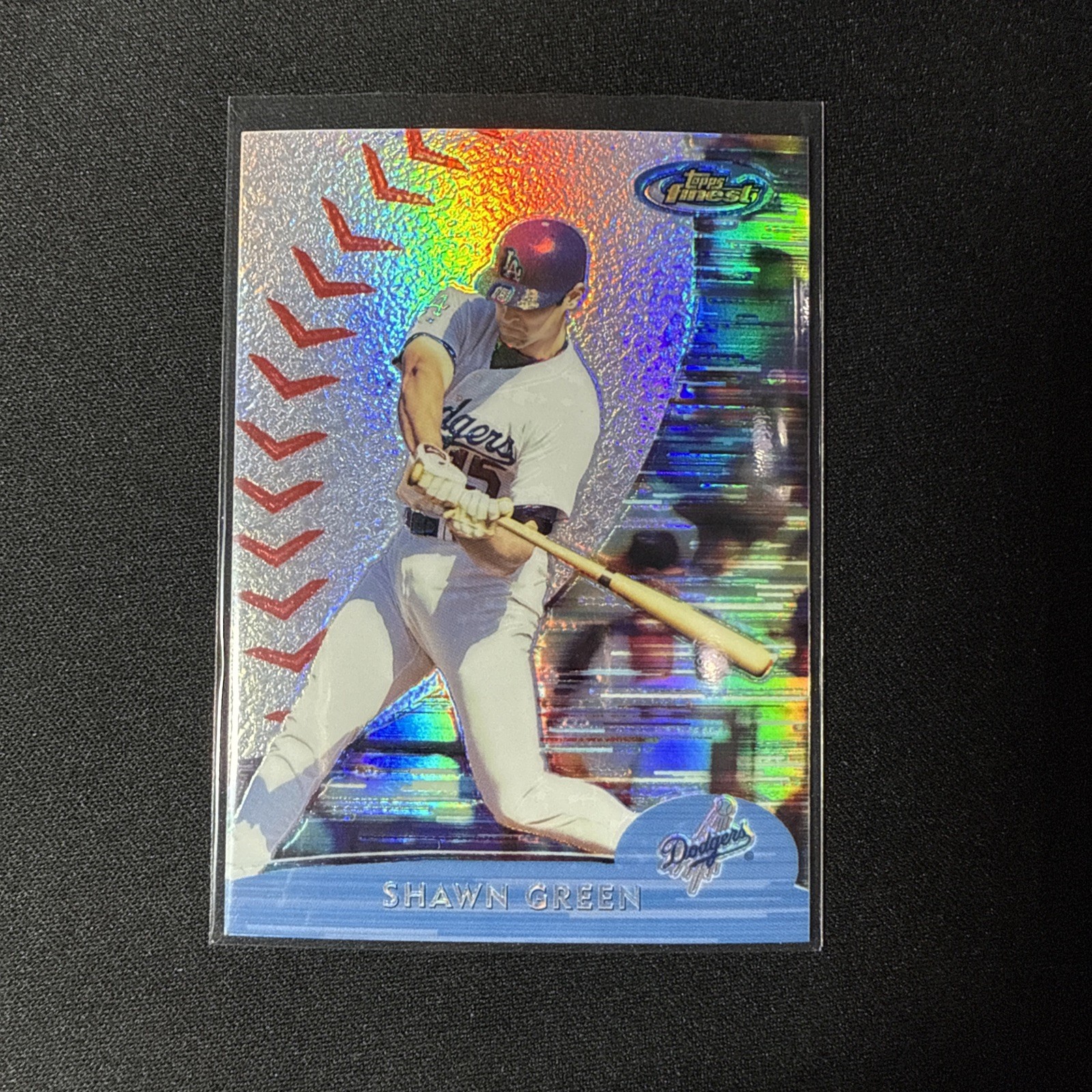 2000 Topps Finest Refractor Shawn Green #195 Mets Dodgers Diamondbacks