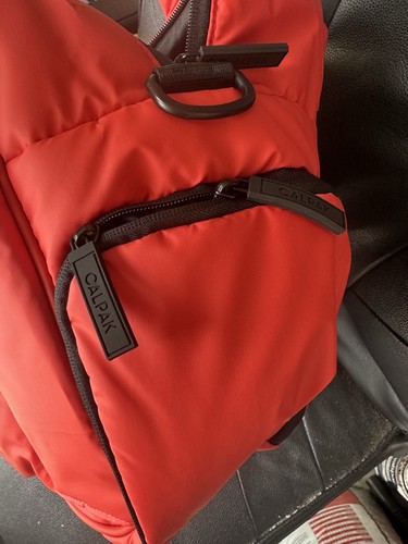 Calpak Luka Large Duffel Bag Rouge Color 25L Water Resistant New - Picture 10 of 10
