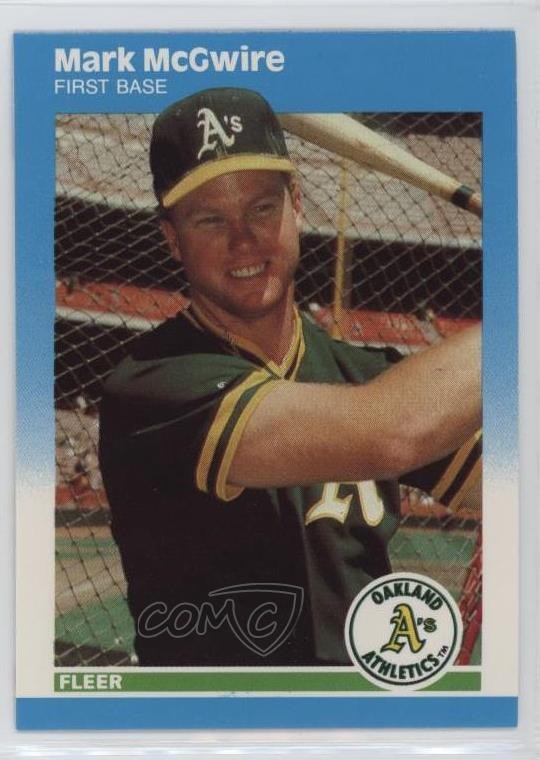 1987 Fleer Update Mark McGwire #U-76