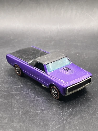 Hot Wheels Redline Custom Fleetside HK Purple Spectraflame VTG Toy Truck
