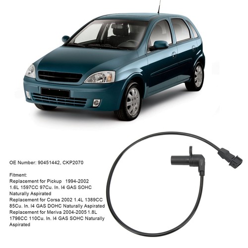 Engine Crankshaft Position Sensor 90451442 Sensitive For Corsa 2003-2005 1.8L - Picture 5 of 12