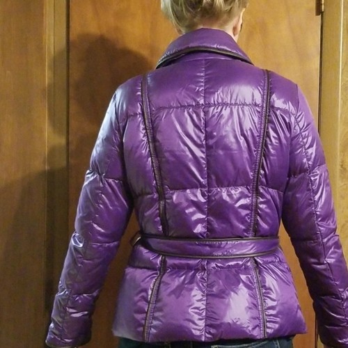Escada Sport lila Winter Steppjacke mit Gürtel Gr. 40 - Bild 2 von 7