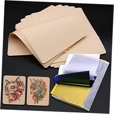 Tattoo Practice Skins with Transfer Paper -  40Pcs Fake Skin and Tracing Paper 