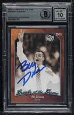 BAS 2009-10 Upper Deck Greats of the Game Billy Donovan #29 BGS Authentic Auto