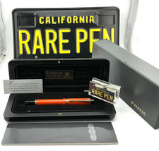 PARKER Duofold Centennial Orange SE Fountain Pen 18K XF nib Year 1990 MINT