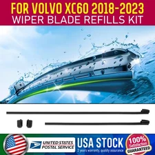 31490722 Front Windshield Wiper Blades Refill Kit Rubbert Inserts For Volvo XC60