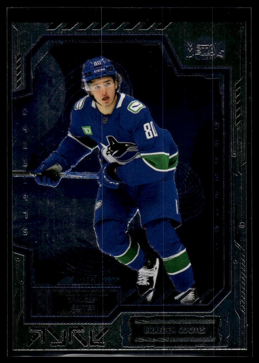 2025-26 SkyBox Metal Universe #145 Braeden Cootes RC RC