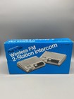 Realistic Plug 'n Talk Wireless FM Intercom System 2 Stations 43-207C