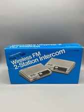 Realistic Plug 'n Talk Wireless FM Intercom System 2 Stations 43-207C
