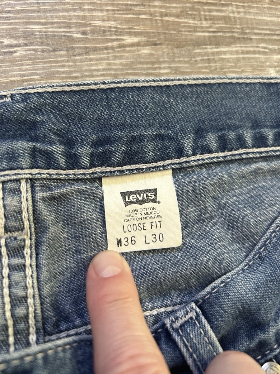 VTG 2000 Levis SilverTab L2 Jeans Mens Sz 36x30 Loose Fit