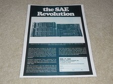 SAE Ad, 1977, Parametric Equalizer, 2100,2900,2800,1900, 1 page, Article