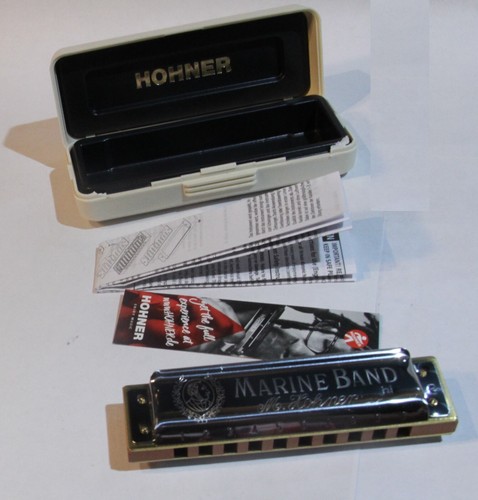 Armónica / Bluesharp HOHNER Marine Band Classic, G-Hoch - ¡NUEVA, SIN USAR! - Imagen 2 de 9