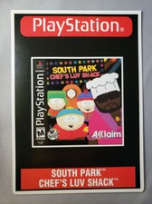 South Park Chef's Luv Shack - Toys R Us VidPro Card - PlayStation 1 PS1 - RARE!