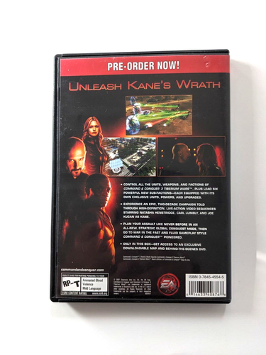 Command & Conquer: Red Alert 3 And C&C Kane's Wrath Pre-Sell (PC, 2008) Complete - Picture 6 of 7