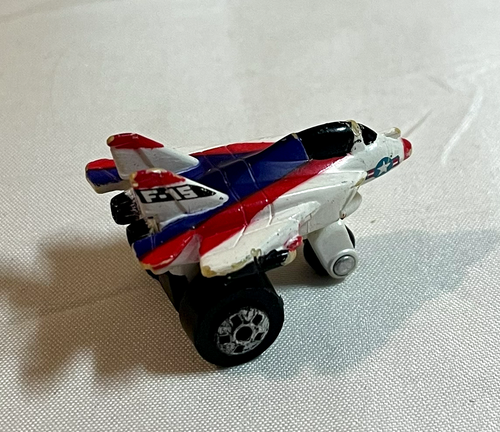 Vintage Road Champs Micro Machines Vehicle - F-15 Jet Airplane - 1988 - Picture 2 of 2