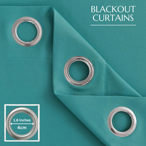 Thermal Insulated Blackout Curtains Ring Top Eyelet Ready Made pair Energy Save - Picture 18 of 54