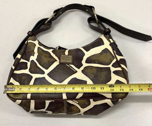 Dooney & Bourke Giraffe / Cow Print Shoulder Bag / Hobo Purse New - Picture 2 of 8
