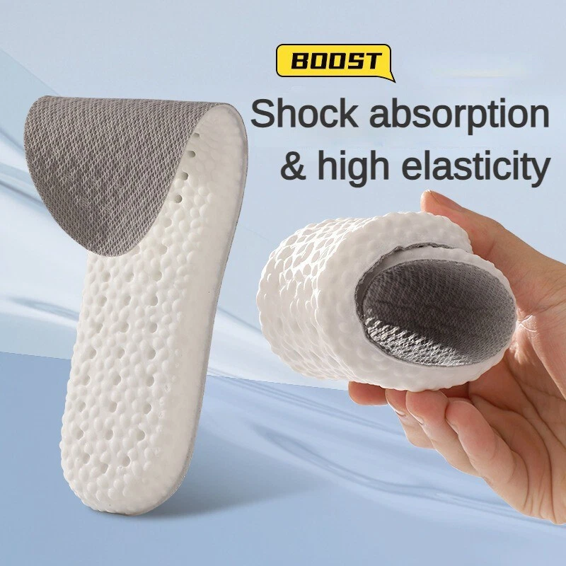 Memory Foam Insoles Inner Sole Air Cushion Foot Shoe Pads Height Increase Unisex - Image 4 of 4